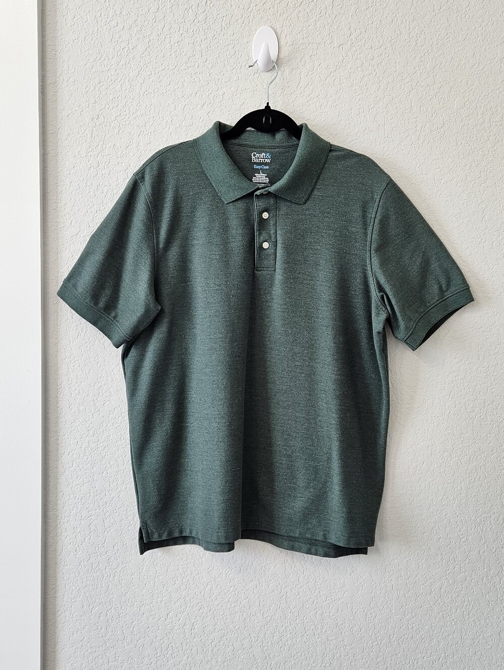 croft & barrow Dark Green Short-Sleeve Polo - Picture 2 of 6